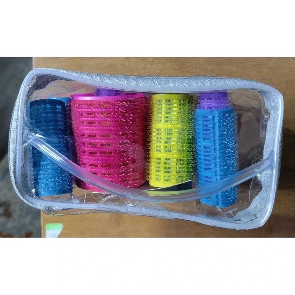 Conair‎ Self Grip Hair Rollers Set 28 Colorful Curls Volume Homemaker Retro